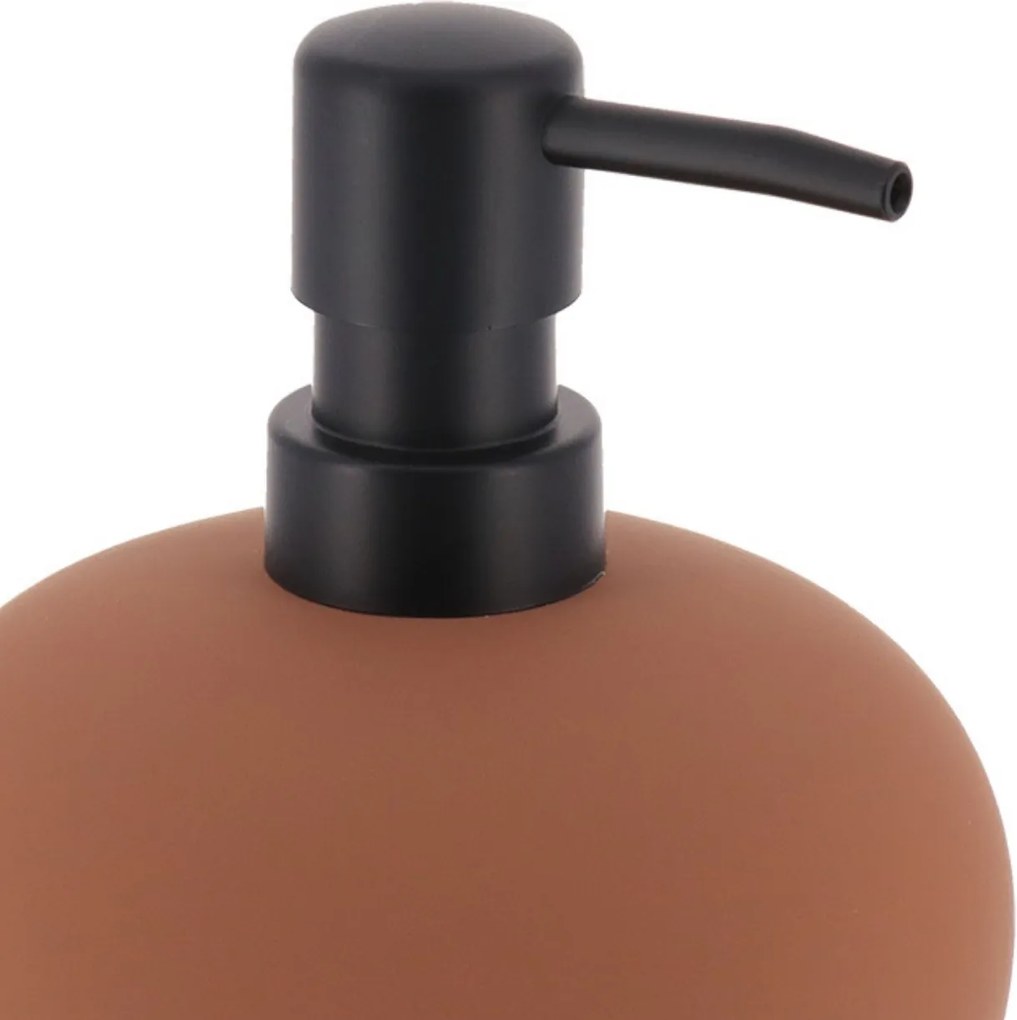 Dávkovač mydla Niva, hnedá/s čiernymi prvkami, 425 ml