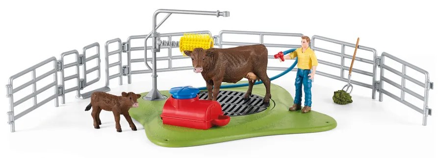 Schleich 42529 Umývací kút pre dobytok, 29 cm