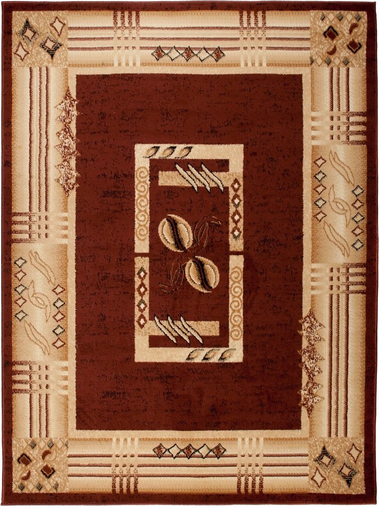 TA Koberec C766A HNEDÝ ATLAS PP Rozmer: 140x200 cm