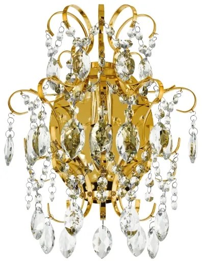 Eglo 39604 - Nástenné svietidlo FENOULLET 1xE14/25W/230V zlatá