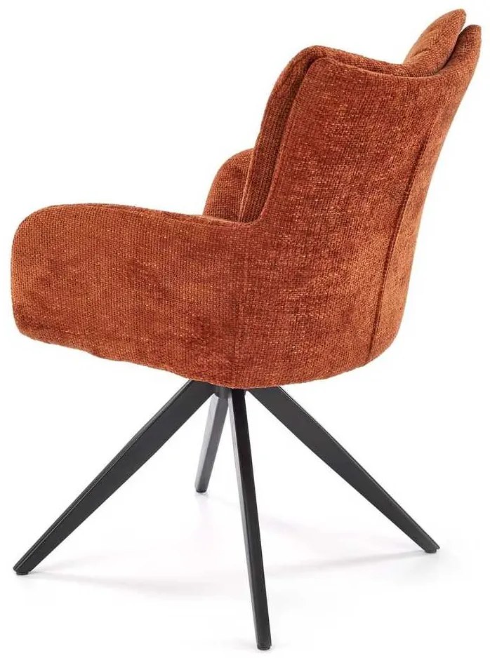 Jedálenská stolička Skylar, oranžová