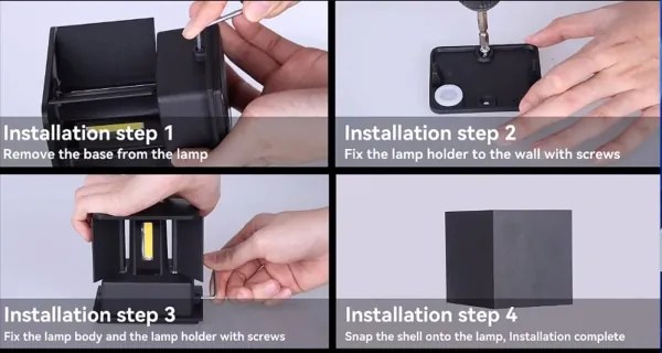 Immax 08510L - LED vonkajšie nástenné svietidlo DICE LED/6W/230V 3000K IP65