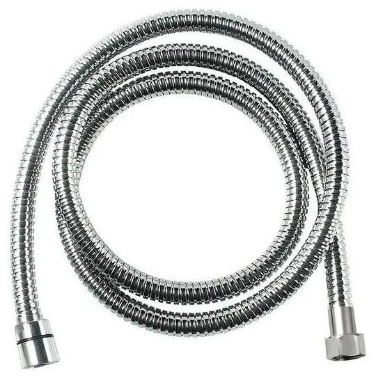 Sprchová hadica z nehrdzavejúcej ocele v lesklo striebornej farbe Powerflex – Sapho