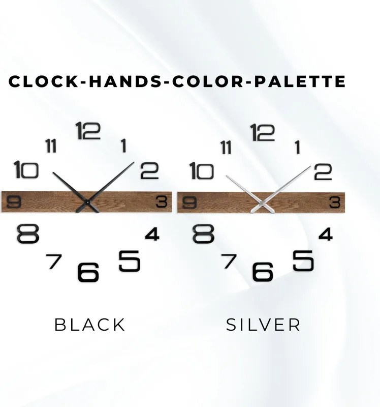 Minimalistické elegantné hodiny dubové drevo I SENTOP MAS023-3169