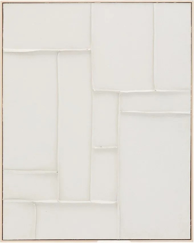 Ručne maľovaný/3D obraz s rámom/na plátne 80x100 cm Klis – Kave Home