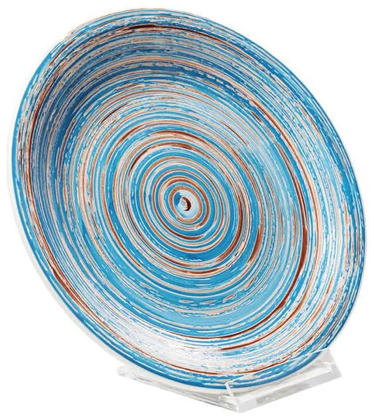 Swirl tanier modrý 19 cm