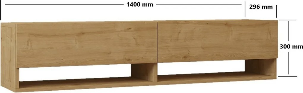 Arges Travertine TV stolík