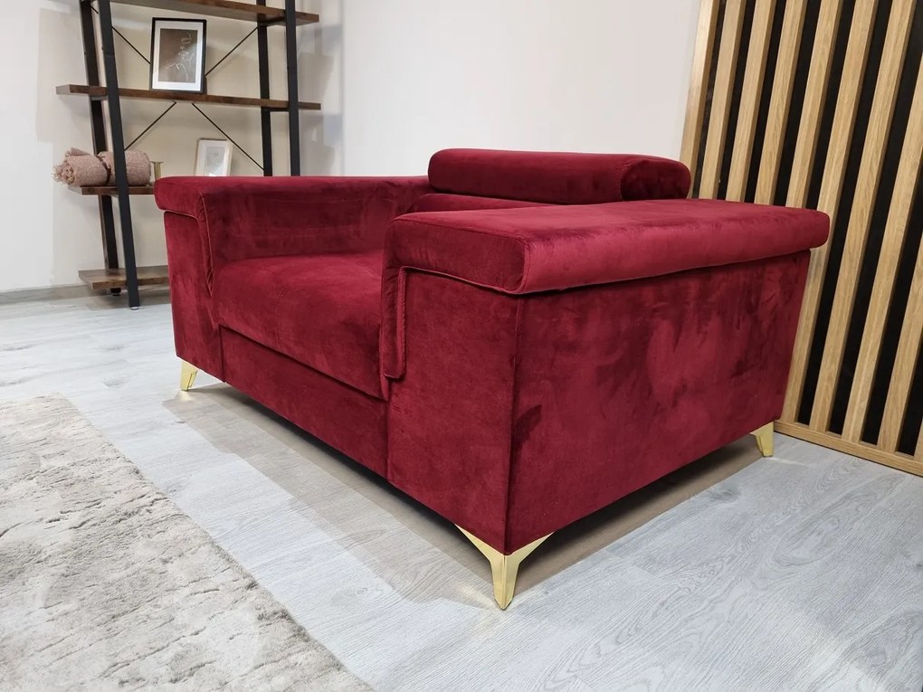 KRESLO VIKTORIA RÔZNÉ ČALÚNENIA ZAMAT EKO-KOŽA LÁTKA