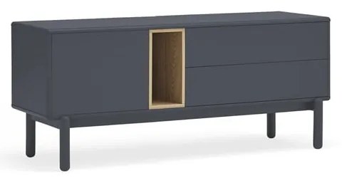Tmavosivý TV stolík 140x56 cm Corvo - Teulat
