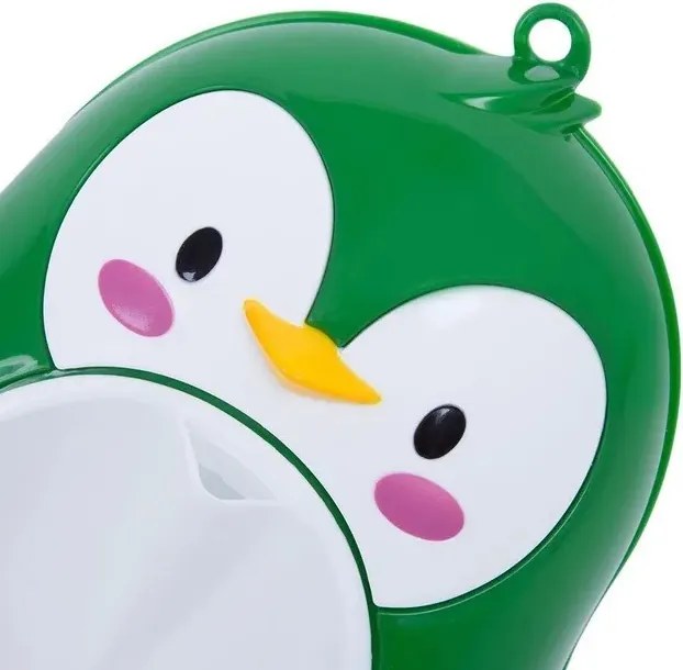 AFF Detský pisoár tučniak - zeleno-biela