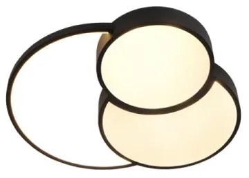 LED Stmievateľné stropné svietidlo LED/60W/230V 3000-6500K čierna + diaľkové ovládanie