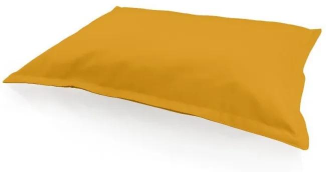 Ležadlo pre psa žltý-plyš