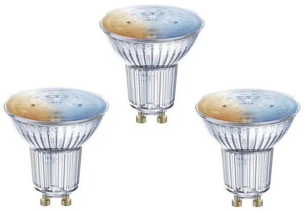 SADA 3x LED Stmievateľná žiarovka SMART+ GU10/5W/230V 2700K-6500K - Ledvance