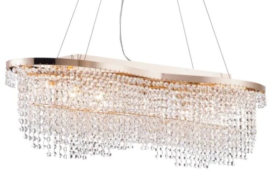 Maytoni DIA600-07-G - Luster na lanku TOILS 7xE14/60W/230V