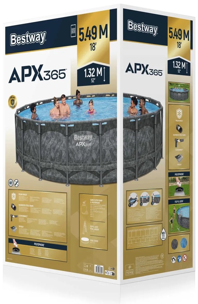 Rámový bazén 18FT 549x132 cm APX 365 BESTWAY