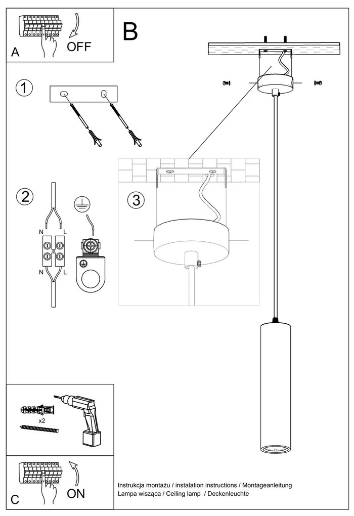 Keramická závesná lampa NANCY