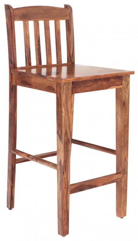 Barová stolička s priečkami indický masív palisander Only stain