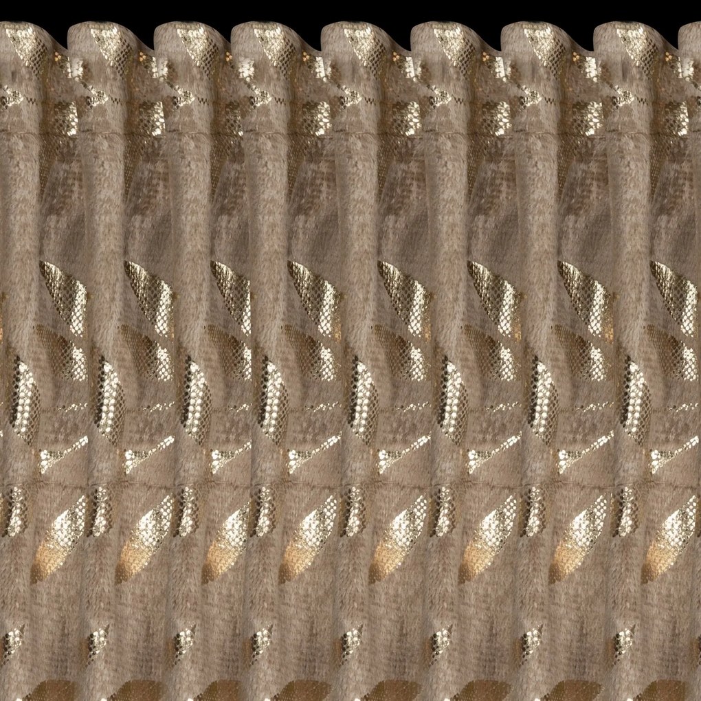ZÁVES NA PÁSKE JACKLYN 140X270 CM VZOROVANÁ