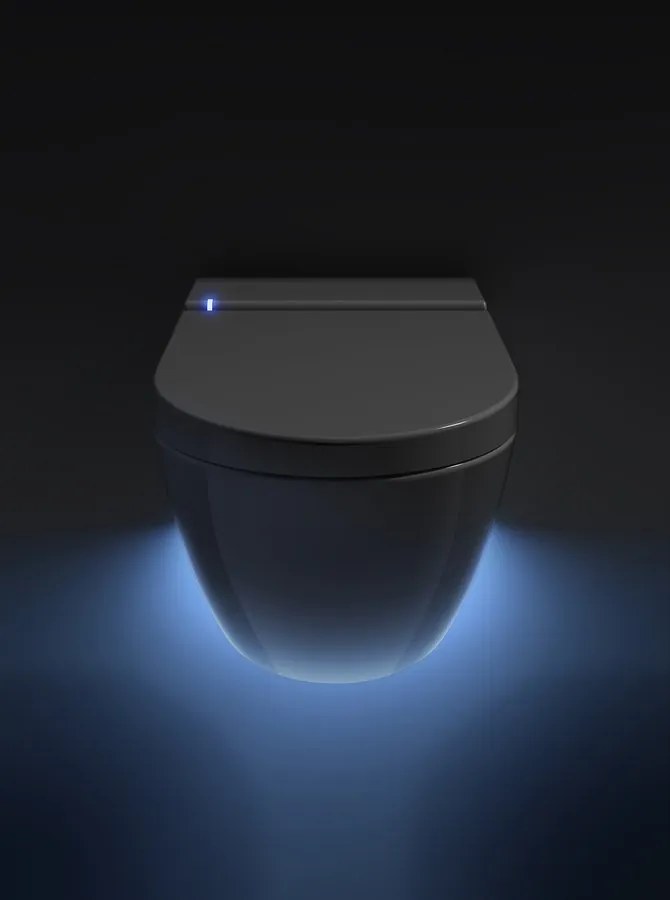 GSI GSI, WCLEAN závesné WC Swirlflush s integrovaným elektronickým bidetom, biela ExtraGlaze, 7418K11