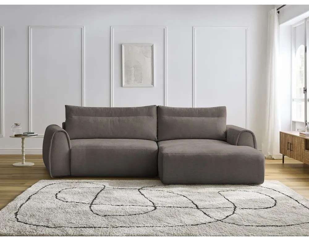 Hnedá rohová pohovka Aden – Bobochic Paris