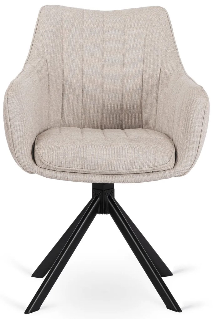 PROXIMA.store - Čalúnená otočná stolička MUMBAI FARBA: hnedá