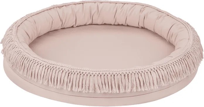 Mini hniezdo pre deti Boho púdrovo ružová