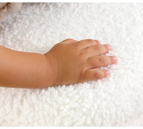 Taburet PIXI, priemer 38 cm, biely