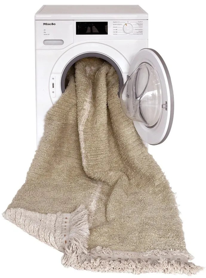 Béžový bavlnený behúň 80x230 cm Duetto Sage – Lorena Canals