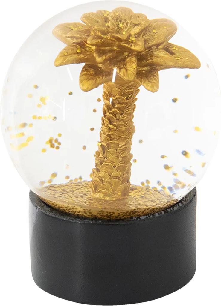 Sněžítko so zlatou palmou - Ø 8 * 11 cm