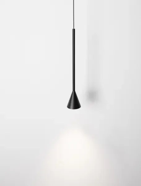 LED luster Net čierne