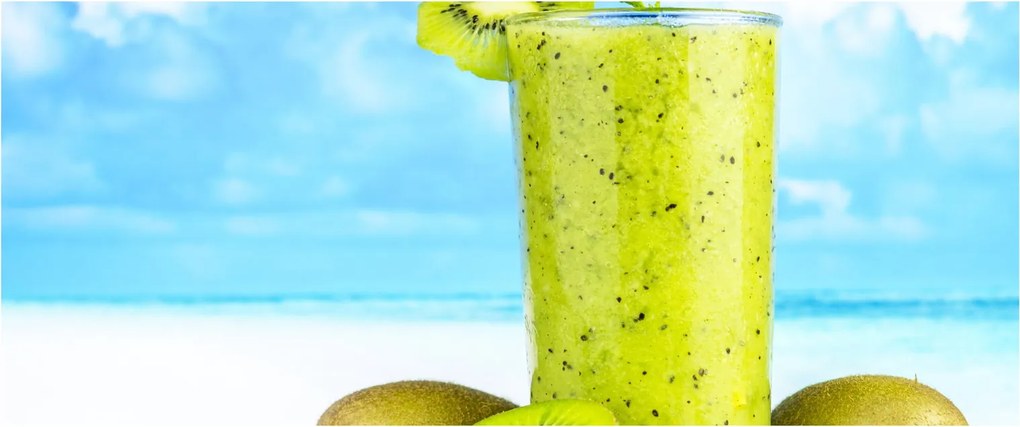 Obraz - kiwi smoothie (120x50 cm)