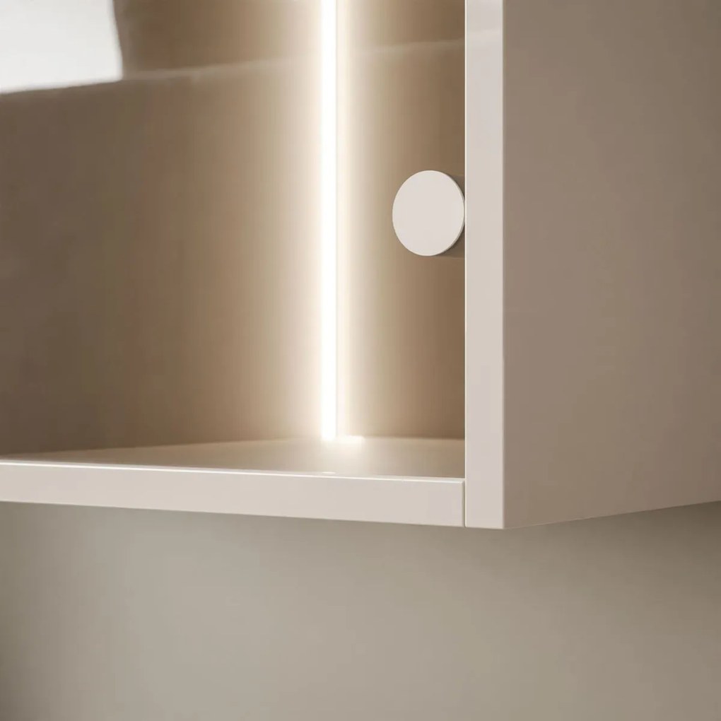 ZÁVESNÁ VITRÍNA DAZIO KAŠMÍR LED 60 cm