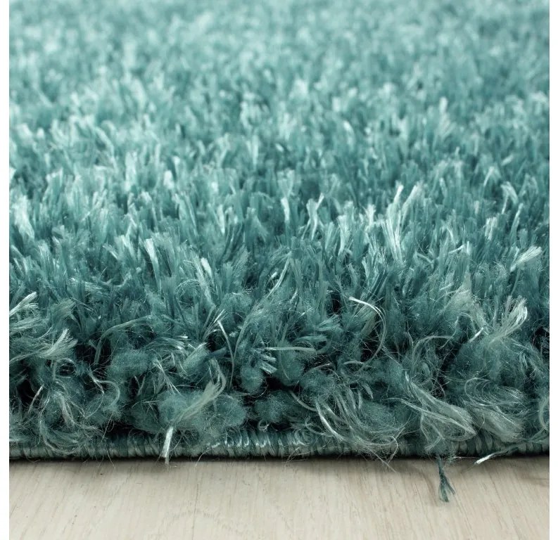 Ayyildiz Kusový koberec BRILLIANT 4200, Okrúhly, Aqua Rozmer koberca: 160 cm KRUH