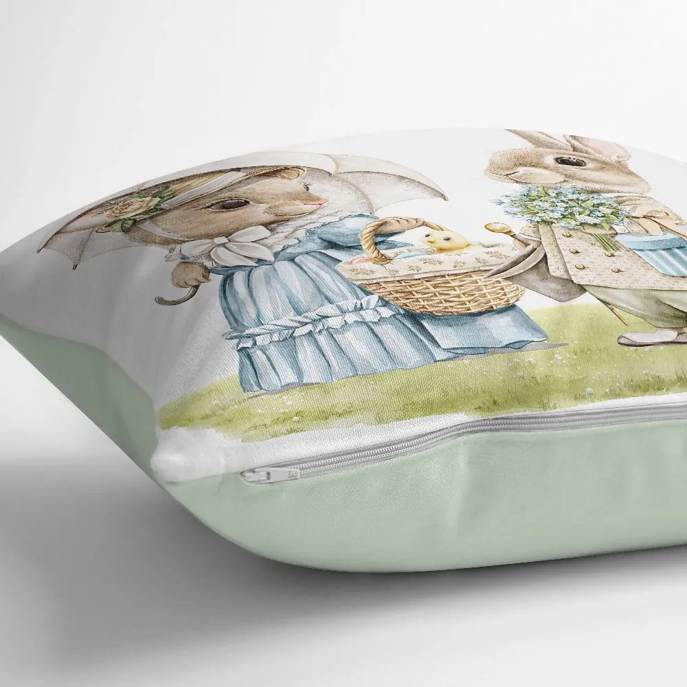 Obliečky na vankúše v súprave 4 ks s veľkonočným motívom 43x43 cm – Mila Home