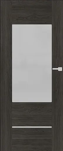 DRE Aura interiérové dvere auri ľavé 80 cm brest antracit AURA3JA80L