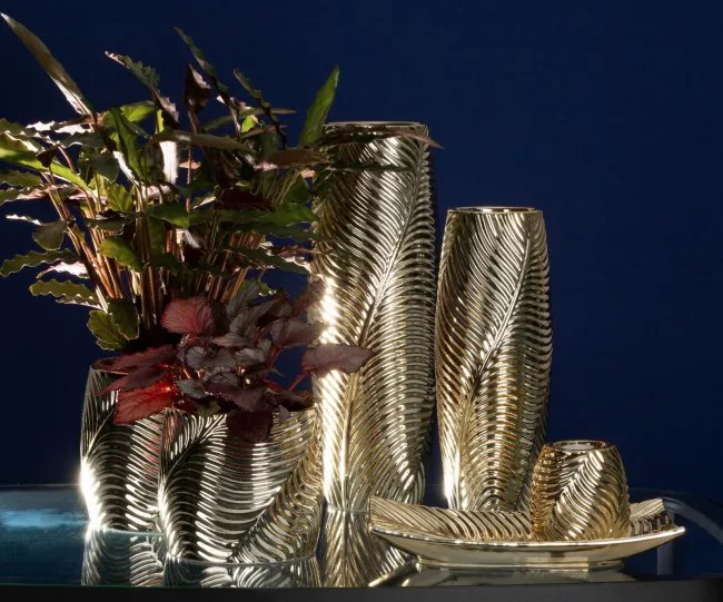 Dekoračný tanier SENA 2 01 zlatý