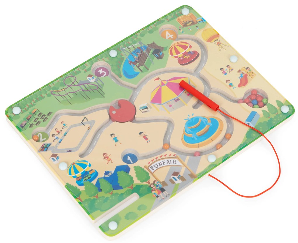 WELLHOX Magnetické tabuľové bludisko pre deti