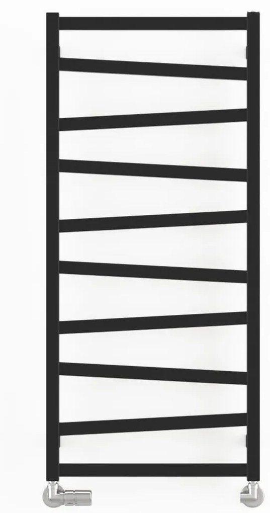 Radiátor kombinovaný House Level ZET 133,4 x50 cm matná čierna HLZE1330050S905B