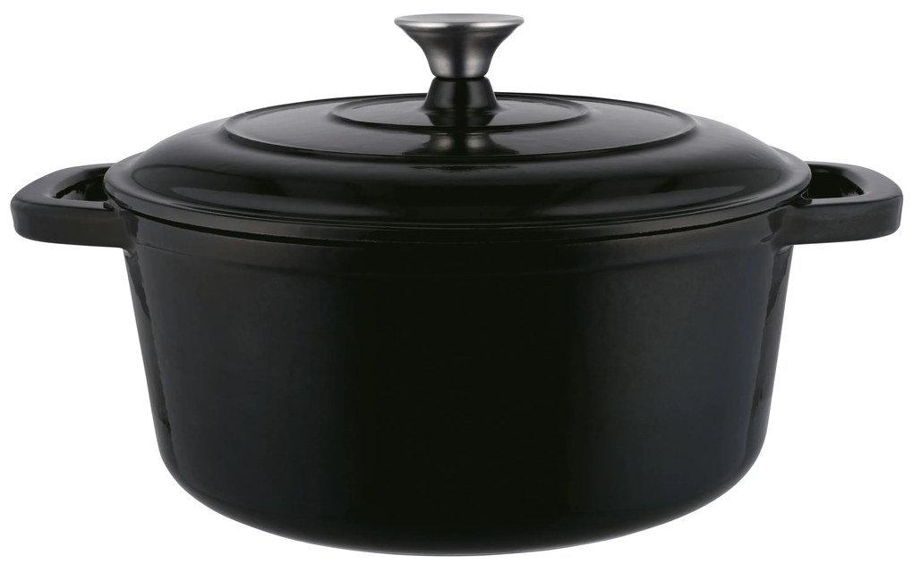 Silvercrest®  Liatinový hrniec, 5,6 l (čierna)  (100393102)