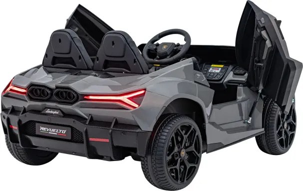 Elektrické autíčko Lamborghini Revuelto XL sivé