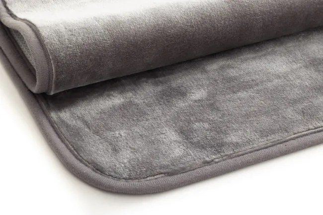 Kúpeľňový koberček Miami Viscose sivý