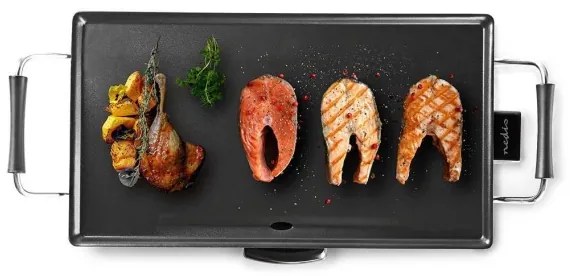 Nedis FCTE110EBK50 - Stolný gril Teppanyaki 2000W/230V