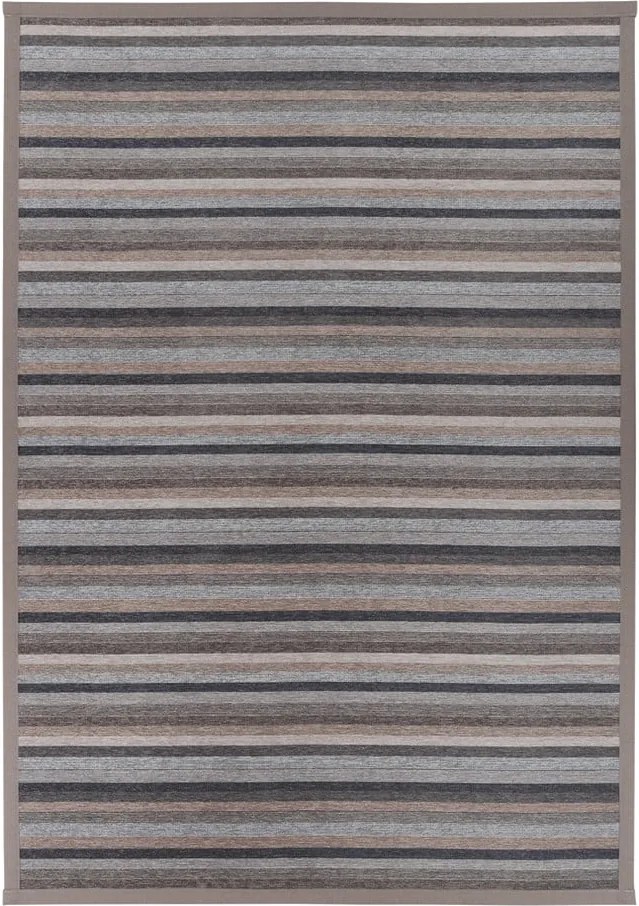 Sivý obojstranný koberec Narma Liiva Linen, 200 × 300 cm