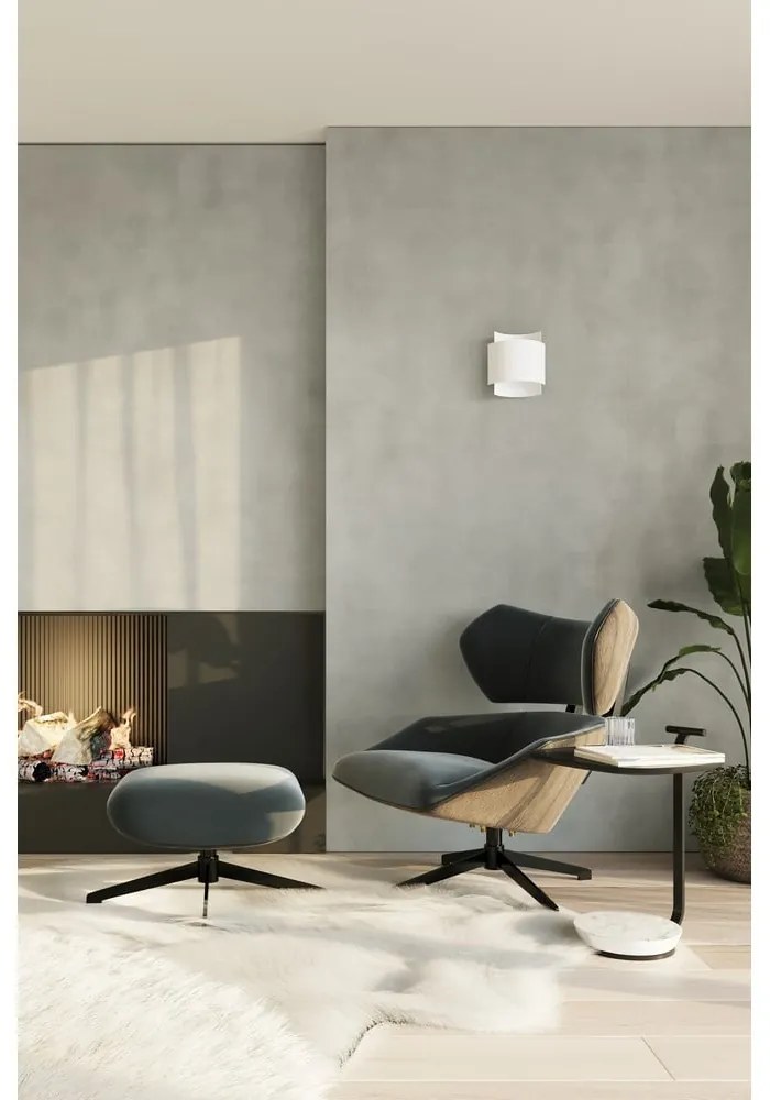 Biele nástenné svietidlo Sollux Forgmi