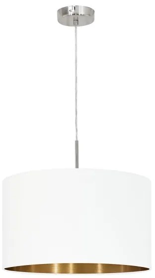 Eglo 78695 - Luster na lanku PASTERI 1xE27/60W/230V biela