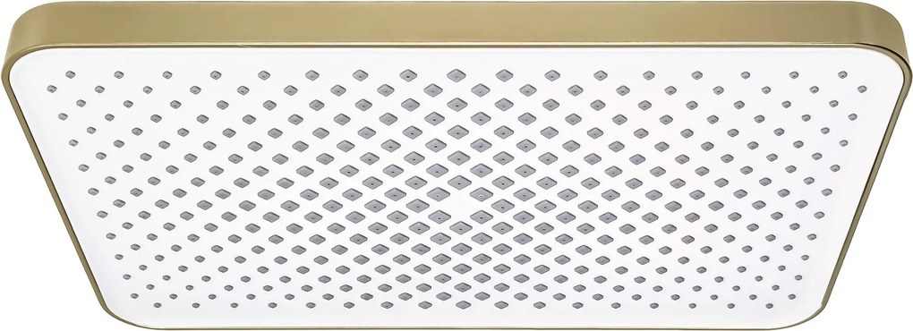 Rea JS-032, obdĺžniková dažďová sprchová hlavica, 38 × 21 cm, zlatá matná, REA-P0396