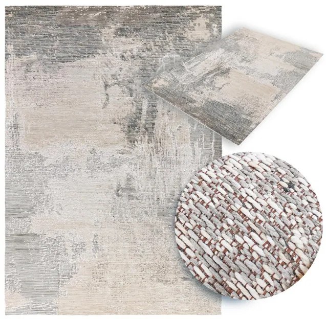 Koberec Maxima MXM-47 Taupe strieborný