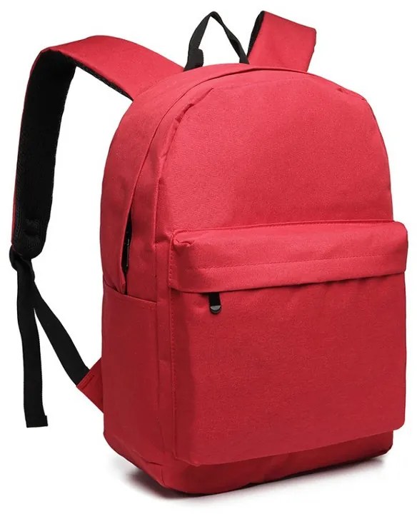 Konofactory Červený ľahký batoh do školy "Basic" 12L