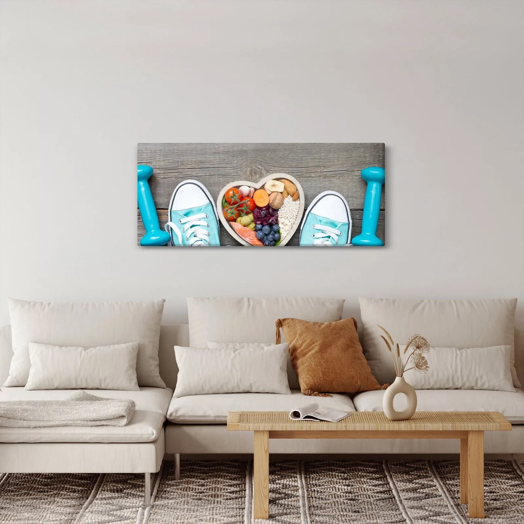 Obraz - Zdravá kondícia (120x50 cm)
