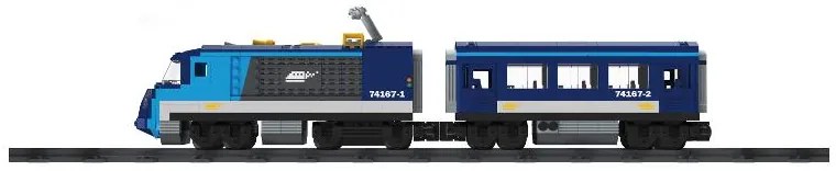 lupilu®  Železnica Clippy (osobný vlak)  (100395972)